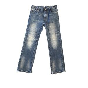 7 for all mankind distressed Standard  Blue Denim Jeans